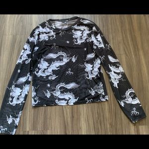 Slightly Cropped Dragon Top